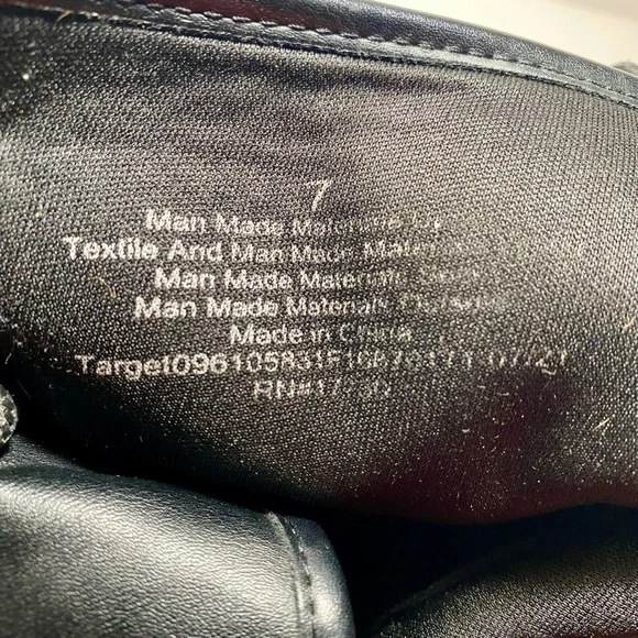 ❌SOLD‼️❌ Target Black Combat & Moto Boots - Picture 9 of 13